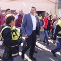 El gobernador Alejandro Armenta supervisa la pavimentación de la calle 12 Oriente con avance del 90%