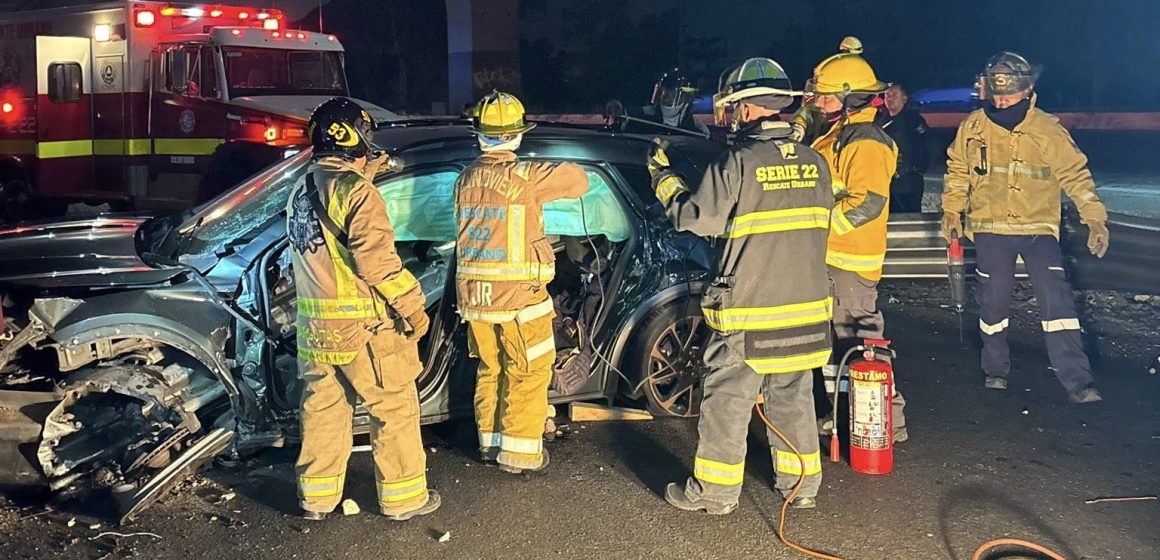 Muere automovilista en la autopista México-Puebla, a la altura de San Felipe Hueyotlipan 