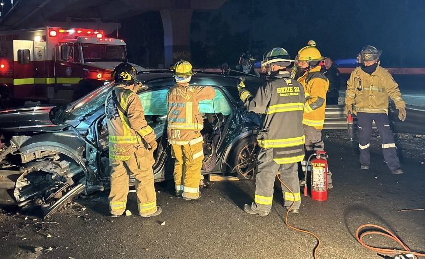 Muere automovilista en la autopista México-Puebla, a la altura de San Felipe Hueyotlipan 
