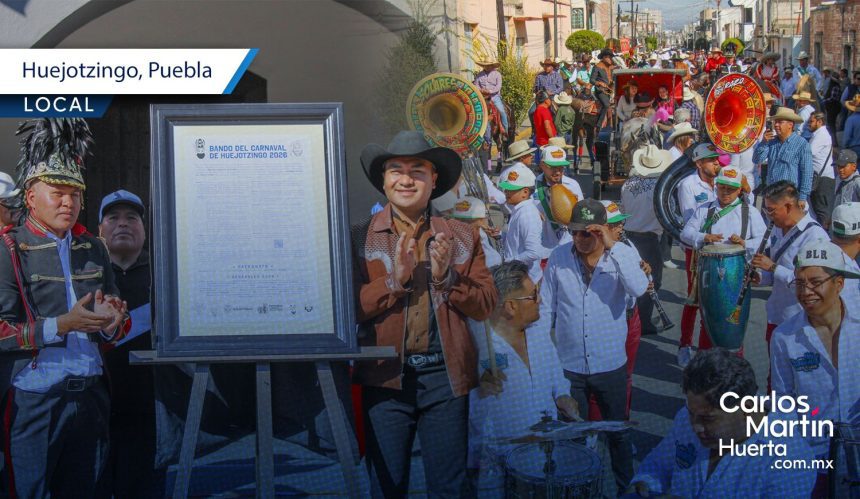 Arrancan actividades del Carnaval de Huejotzingo 2026