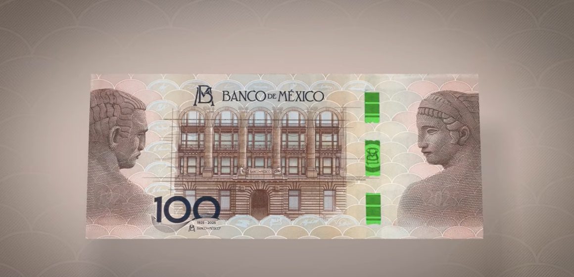 Billete 100 aniversario Banxico Banco de México presenta billete conmemorativo por su 100 Aniversario