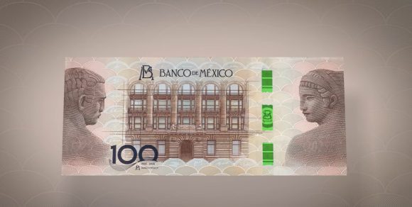 Banco de México presenta billete conmemorativo por su 100 Aniversario