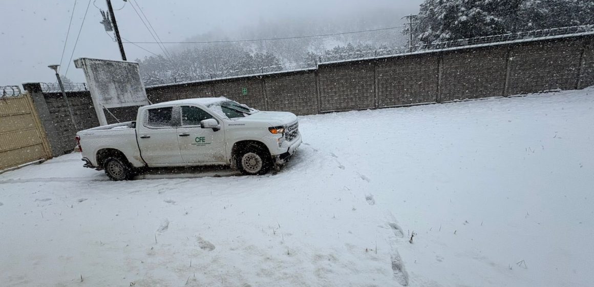 Restablecen servicio eléctrico en Chihuahua y Durango tras afectaciones por tormenta invernal