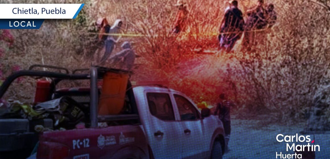 Hallan calcinado a campesino que salió a recolectar leña en Chietla  