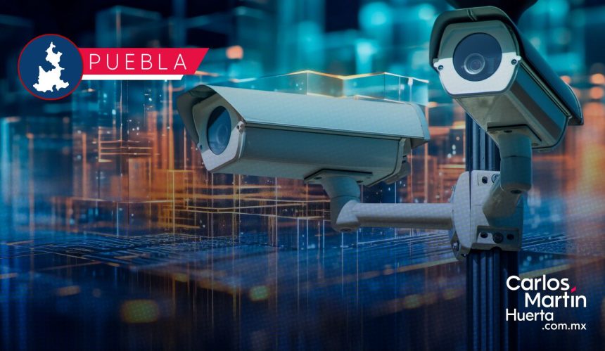 Inicia en febrero instalación de cámaras de seguridad con IA en Puebla