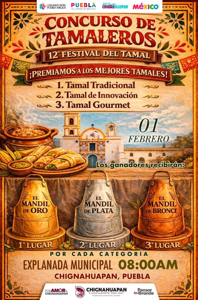 Chignahuapan invita al 12o Festival del Tamal 2026 3