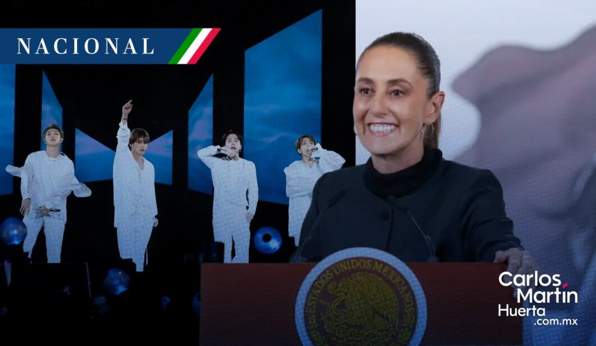 Sheinbaum envía carta a Corea del Sur para gestionar más fechas de BTS en México