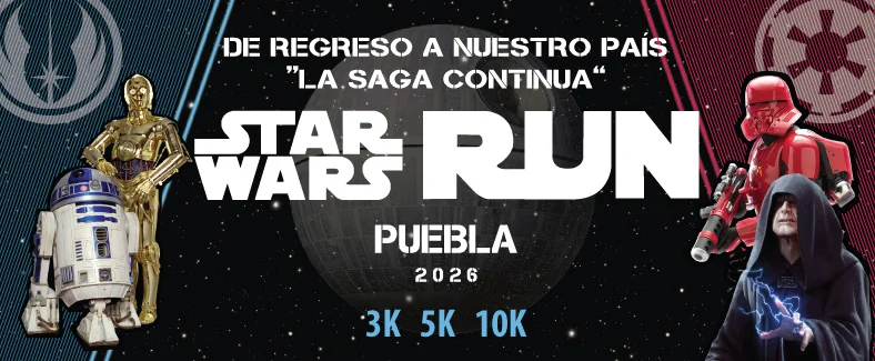 Convocan a la Star Wars Run Puebla 2026