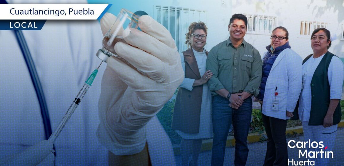 Cuautlancingo inicia jornada de vacunación contra el Sarampión