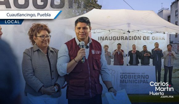 Cuautlancingo invierte 14 millones en pavimentación de la Unidad Habitacional VW 2