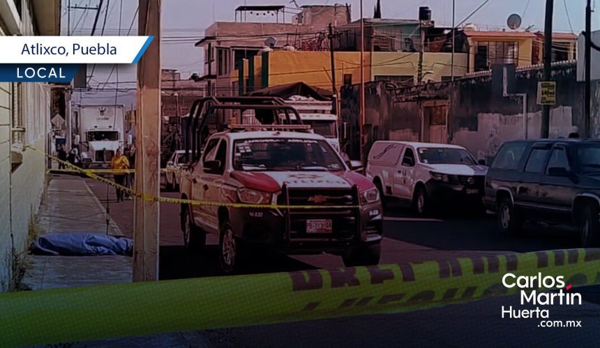 Fallece hombre cerca de una primaria en Atlixco