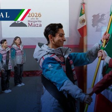Delegación mexicana es abanderada para Juegos Olímpicos de Invierno