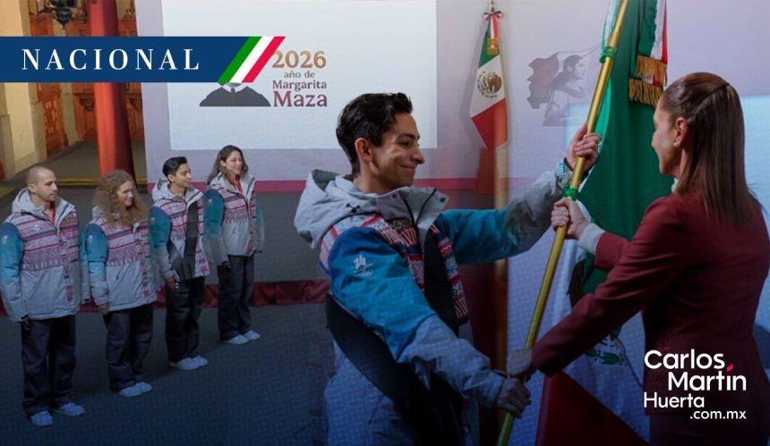 Delegación mexicana Juegos de Invierno 2026 Delegación mexicana es abanderada para Juegos Olímpicos de Invierno