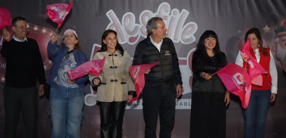 Puebla Capital vive la magia de los Reyes Magos con espectacular desfile y show de drones