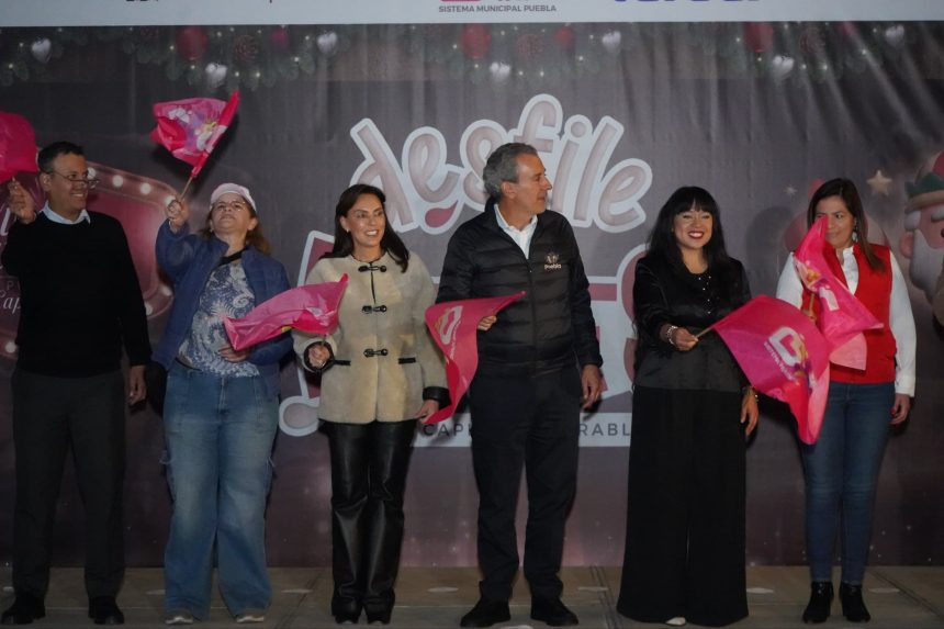 Puebla Capital vive la magia de los Reyes Magos con espectacular desfile y show de drones