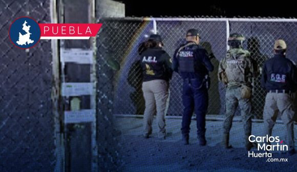 Desmantela FGE predio con camiones de carga robados en Santiago Miahuatlán; aseguran decenas de unidades