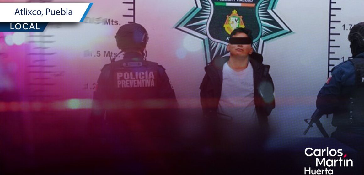 Detenido Atlixco - arma de fuego Cae hombre armado tras persecución en Atlixco