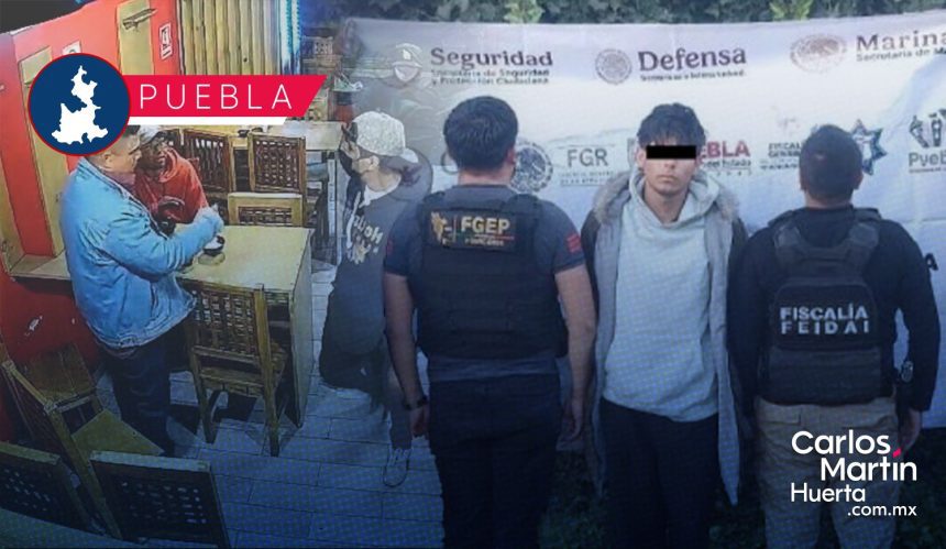 Cae “El Ratón” acusado de asesinar a un cliente en una taquería de Amozoc