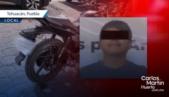 Detienen a presunto distribuidor de droga en Tehuacán