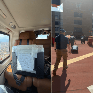 Diseño sin título (15) Puebla, punto clave en trasplantes: Gobierno estatal realiza traslado aéreo de corazón donado a la CDMX