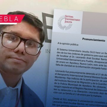 Docente Ibero - Leonardo Ariel Escobar Barrios Ibero Puebla exige la localización de docente desaparecido en Nuevo León