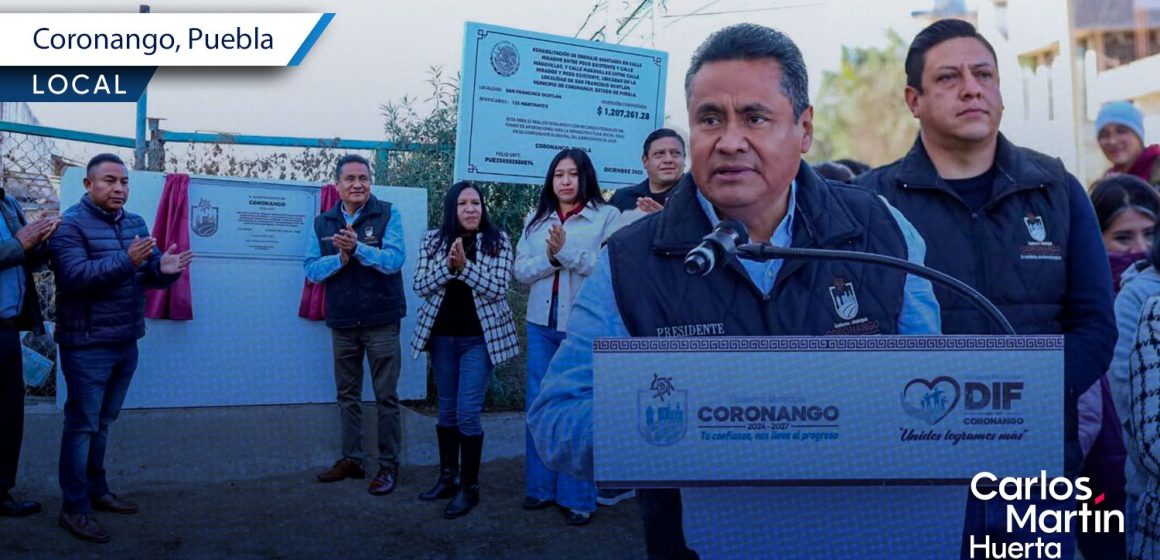 Entregan rehabilitación de drenaje sanitario en San Francisco Ocotlán Entregan rehabilitación de drenaje sanitario en San Francisco Ocotlán