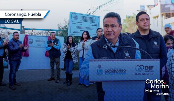 Entregan rehabilitación de drenaje sanitario en San Francisco Ocotlán