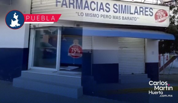 Dan “cortinazo” a Farmacias Similares en la Nueva San Salvador