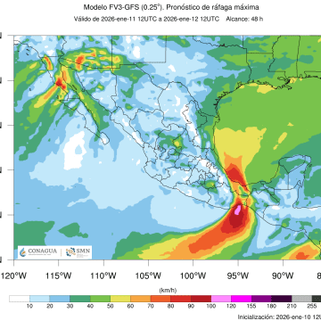 Alerta por lluvias, nieve y marcado descenso de temperatura en México