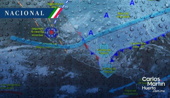 Tiempo severo en México: Frente frío 27 y segunda Tormenta Invernal provocan nieve y lluvias intensas