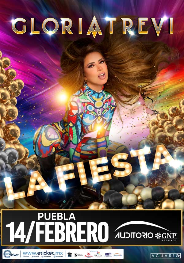 Gloria Trevi llega a Puebla con su gira "La Fiesta"