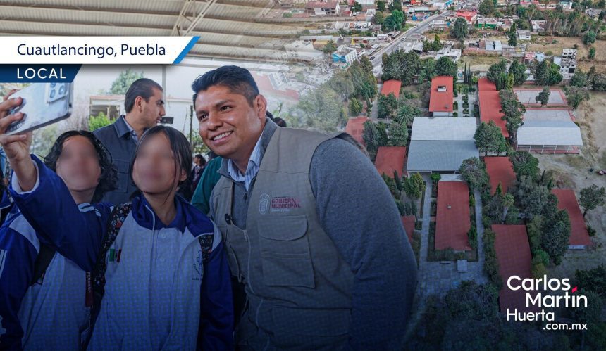 Impulso a la educación en Cuautlancingo; entregan impermeabilización en la Secundaria Técnica Núm. 19