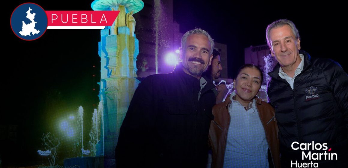 Inauguran mantenimiento integral de la Fuente de los Frailes