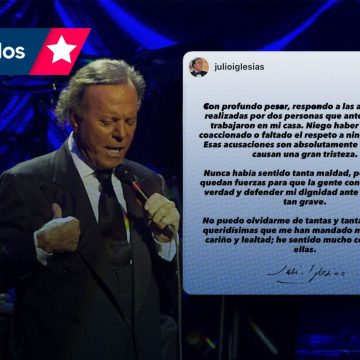 Julio Iglesias niega acusaciones de abuso