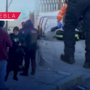 Vecinos de la colonia Santa María dan golpiza a presunto ladrón de autopartes