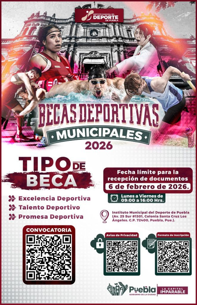 Lanzan convocatoria para las Becas Deportivas Municipales 2026