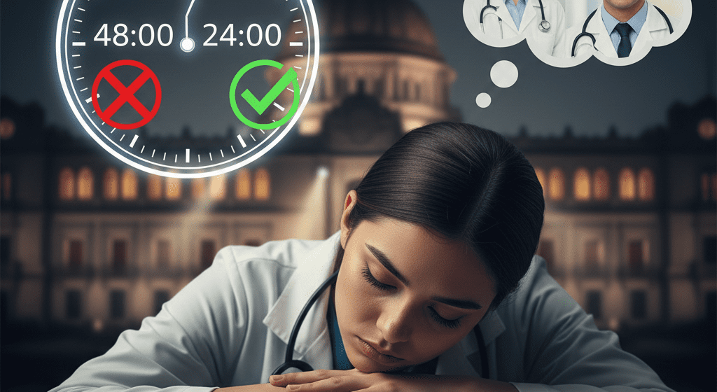 Impulsan la ‘Ley Abraham’ para Reducir Jornadas de Médicos Residentes y Proteger su Salud Mental