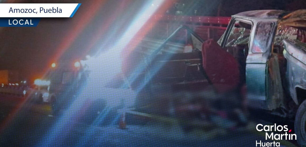 Madre e hija pierden la vida tras fuerte accidente en la autopista Puebla-Orizaba