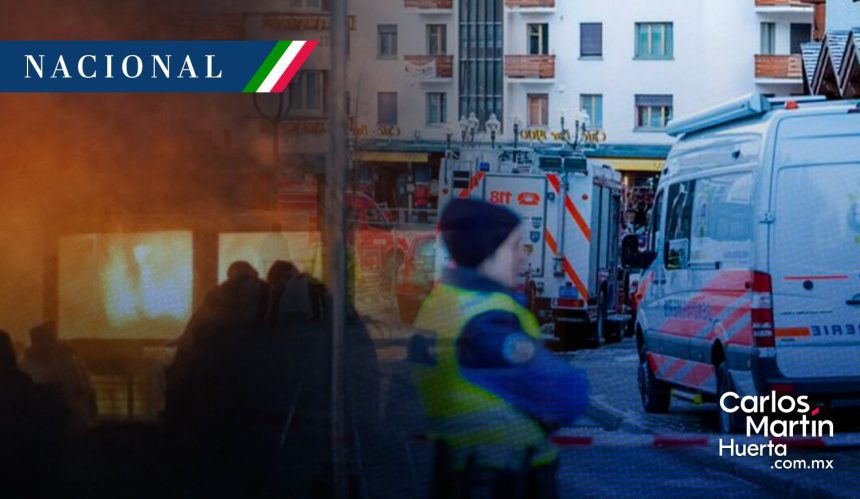 México expresa condolencias tras fatal incendio en Suiza