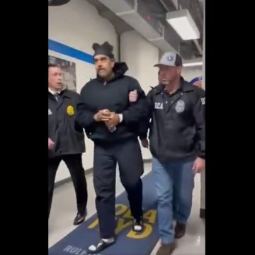 Video muestra a Nicolás Maduro bajo custodia en la DEA de Nueva York