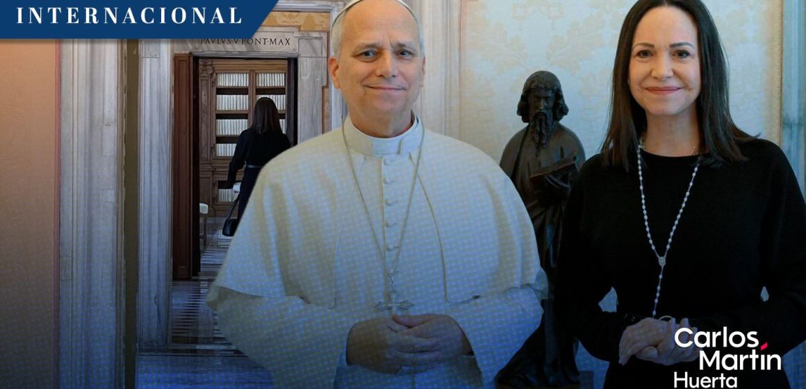 Papa León XIV recibe a María Corina Machado