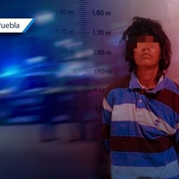 Policía de Cuautlancingo detuvo a ladrón tras ingresar a un colegio y una vivienda