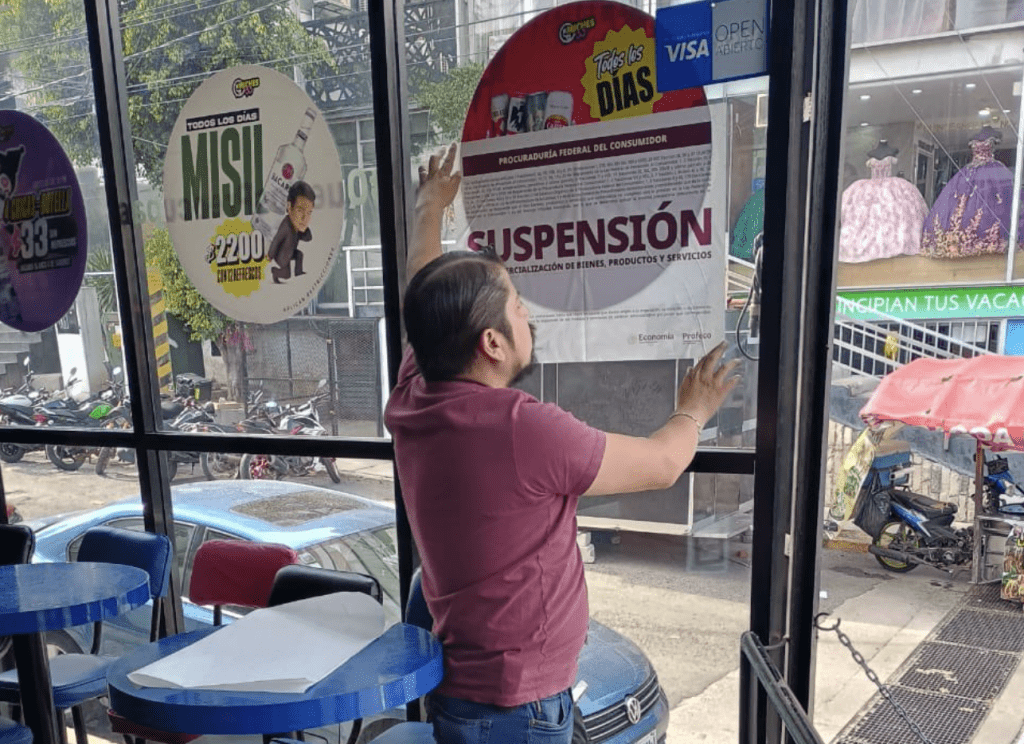 Profeco suspende el bar "Miches 33" tras irregularidades