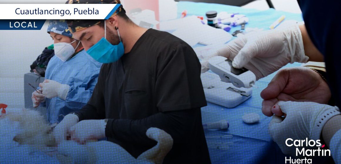 Reactivan en Cuautlancingo las Jornadas de Salud “Por Amor a Puebla”