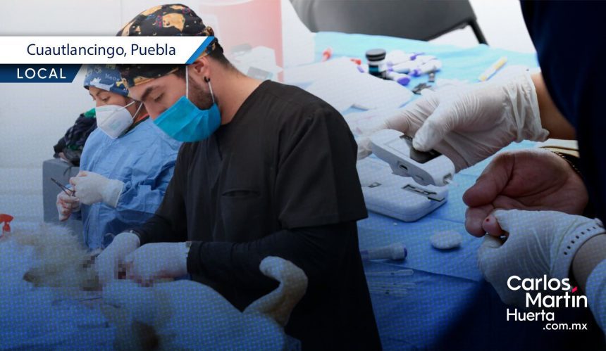 Reactivan en Cuautlancingo las Jornadas de Salud “Por Amor a Puebla”
