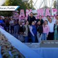San Martín Texmelucan realiza su primera Rosca de Reyes monumental