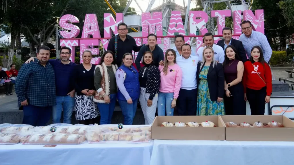 San Martín Texmelucan realiza su primera Rosca de Reyes monumental