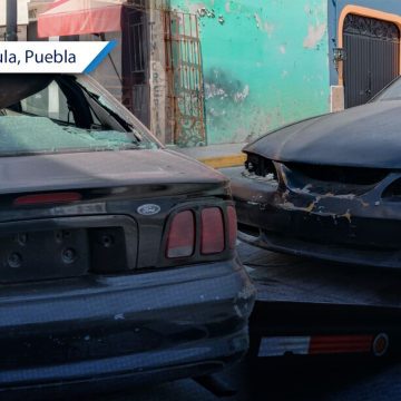 San Pedro Cholula retira vehículos abandonados para mejorar la seguridad y movilidad
