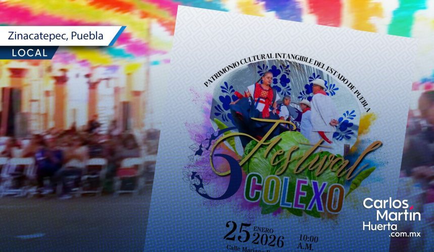 San Sebastián Zinacatepec se prepara para su Festival del Colexo 2026