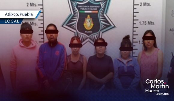 Seis detenidos en Atlixco tras persecución policial por portación de armas